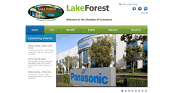 Desktop Screenshot of lakeforestcachamber.com